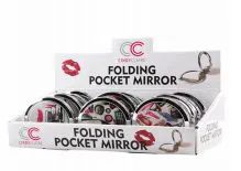 72 Wholesale Folding Pocket Mirror With Display