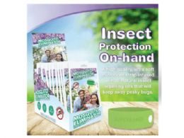 30 Wholesale 5 Pack Bug Eliminator Bracelet In Countertop Display