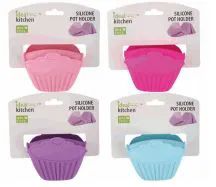 48 Wholesale Ideal Kitchen Silicone Pot Holder Cupcake