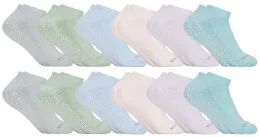 Yacht & Smith Women's Gripper Bottom Yoga Trampoline Low Cut Socks