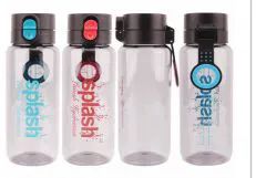 24 Units of Splash Plastic Bottle 25.7 Ounce Flip Cap With Lock - Drinking Water Bottle