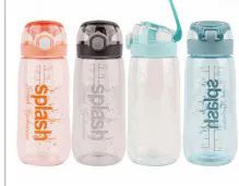24 Units of Splash Plastic Bottle 24.35 Ounce Flip Cap With Lock - Drinking Water Bottle