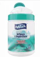 24 Wholesale Wish Hand Sanitizing Wipes Can 160 Count Fresh