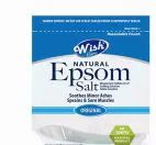 72 Pieces Wish Epsom Salt 16oz.bag Original - Pain and Allergy Relief