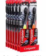72 Pieces Colgate Toothbrush 360 Charcoal Black - Toothbrushes and Toothpaste
