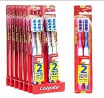 72 Wholesale Colgate Toothbrush Double Action 2 Pack