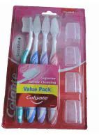 60 Pieces Colgate Toothbrush Sensitive Ultra Soft 4 Pack With Cover - Toothbrushes and Toothpaste