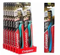 72 Pieces Colgate Toothbrush Zig Zag Charcoal - Toothbrushes and Toothpaste