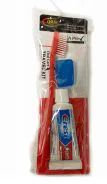 96 Pieces Oral Fusion Travel Set Pouch With Crest Toothpaste - Toothbrushes and Toothpaste