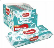 50 Pieces Huggies Wipes 56 Count All Over Clean - Baby Beauty & Care Items