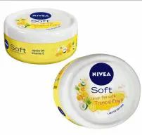 24 Wholesale Nivea Cream Soft 200ml Tropical Fruit
