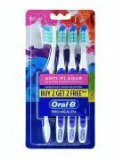 36 Wholesale Oral B Toothbrush Anti Plaque Crisscross 4 Pack
