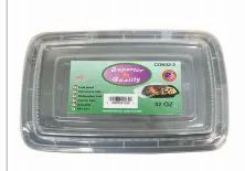 96 Wholesale Microwave Container Rectangle .32oz 2 Count