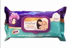 48 Pieces Only Fresh Wipes 80 Count With Lid Original - Baby Beauty & Care Items