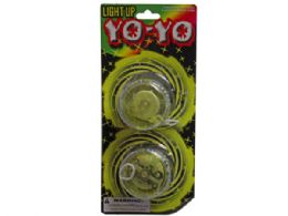 18 Wholesale 2pc Light Up YO-yo