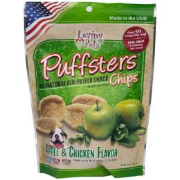 6 Wholesale Dog Treats Puffsters Chipsapple & Chicken 4 Ozmade In Usa