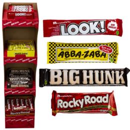 96 Wholesale Candy 4 Asstd Candy Bars Shipper