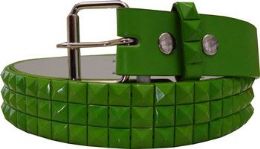 60 Wholesale Green Studded Belt