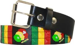 96 Wholesale Multicolor Punk Studded Belt