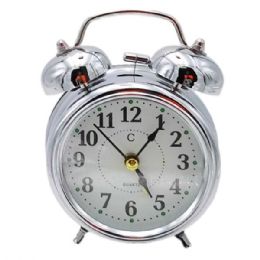 18 Pieces Alarm Clock With Stereoscopic Dial Battery Operated Loud Alarm Clock - Clocks & Timers