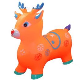 12 Pieces Inflatable Jumping Orange Deer - Inflatables