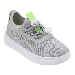 12 Pairs Boy's Sneakers Casual Sports Shoes In Gray - Boys Sneakers
