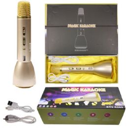 12 Pieces Phone Karaoke Microphone In Gold - Musical