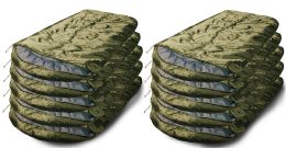 Yacht & Smith Temperature Rated 72x30 Sleeping Bag Solid Olive Green