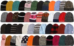 48 of Yacht & Smith Winter Hat Beanies For Adults, Mixed Color Assortment, Unisex