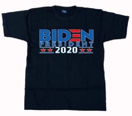 12 Pieces President Biden Black T-Shirts - Mens T-Shirts