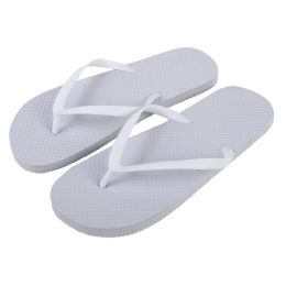 50 Wholesale Women's Flip Flops - White