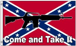 24 Pieces Confederate FlaG-Come And Take it - Flag