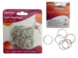 96 Pieces 24 Pc Split Keyrings - Key Chains