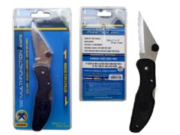 72 of Multi Function Cutter Utility Knife, Black