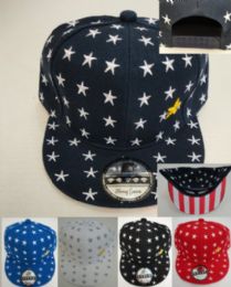36 Wholesale Kids Snapback Hhat Star All Over Hat