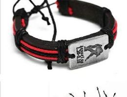 96 Pieces Assorted Color String Zodiac Faux Leather Bracelet - Bracelets