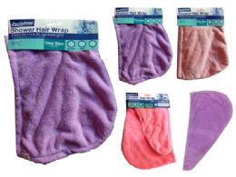 144 Units of Shower Hair Wrap Towel - Shower Accessories