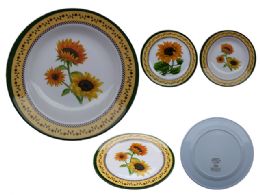96 Pieces Mela 11" Dinner Deep Plate - Plastic Bowls and Plates