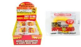 100 Units of INSECT REPELLING SUPER BAND - Pest Control