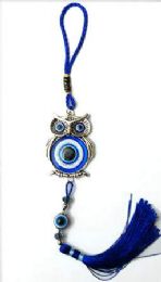 96 Wholesale Evil Eye Keychain Owl