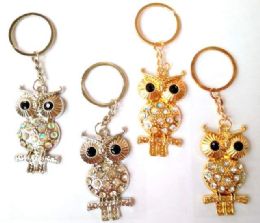 96 Wholesale Owl Key Chain