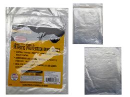 96 Pieces Plastic Protection Dust Sheet - Cleaning Supplies