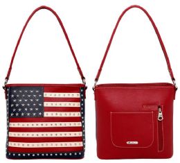 2 Wholesale Montana West American Pride Concealed Handgun Collection Handbag In Red