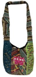 10 Wholesale Nepal Handmade Multicolor Purse With Owls