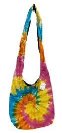 10 Wholesale Neon Eternity Tie Dye Hobo Bags