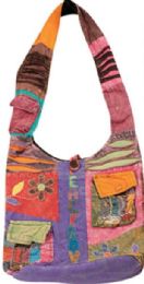 10 Wholesale Peace Love With Two Front Pockets Hobo Bags
