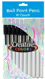 48 of Stick Pens 10ct Black