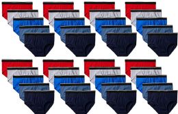 40 Pieces Gildan Mens Briefs, Assorted Colors Size 2xl - Mens Underwear