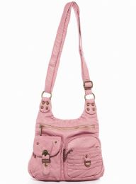 5 Wholesale The Aria Crossbody - Rose Pink