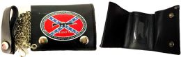 12 Pieces Leather TrI-Fold Wallet With Come And Take It Genuine Leather - Leather Wallets